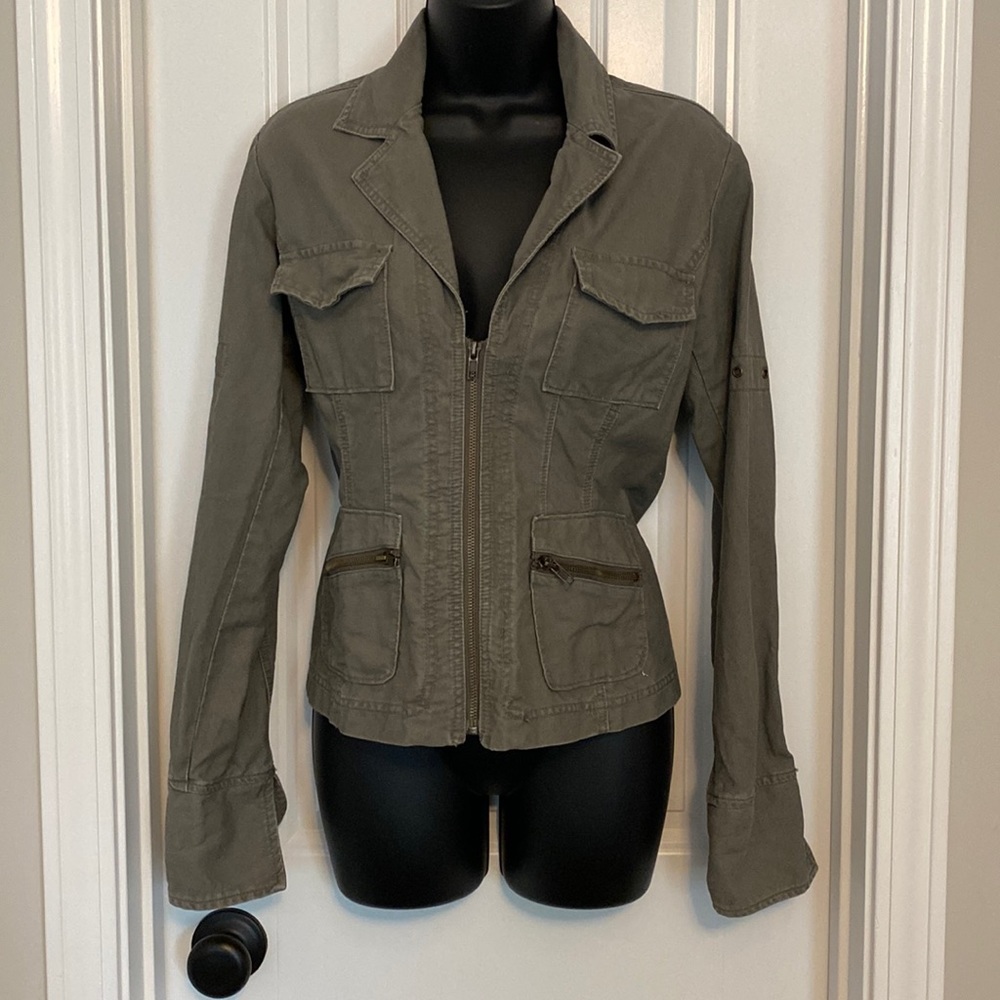 Wet Seal Grey Army Jacket